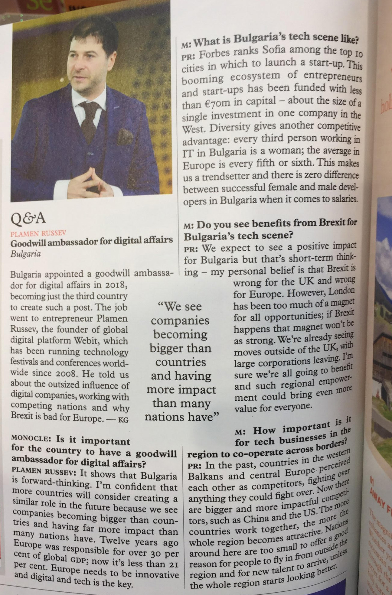 Д-р Пламен Русев - посланик по цифрови въпроси на България